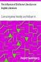 [Gutenberg 13786] • The Influence of Old Norse Literature on English Literature